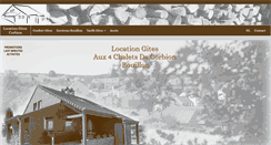 Desktop Screenshot of chaletcorbion.be